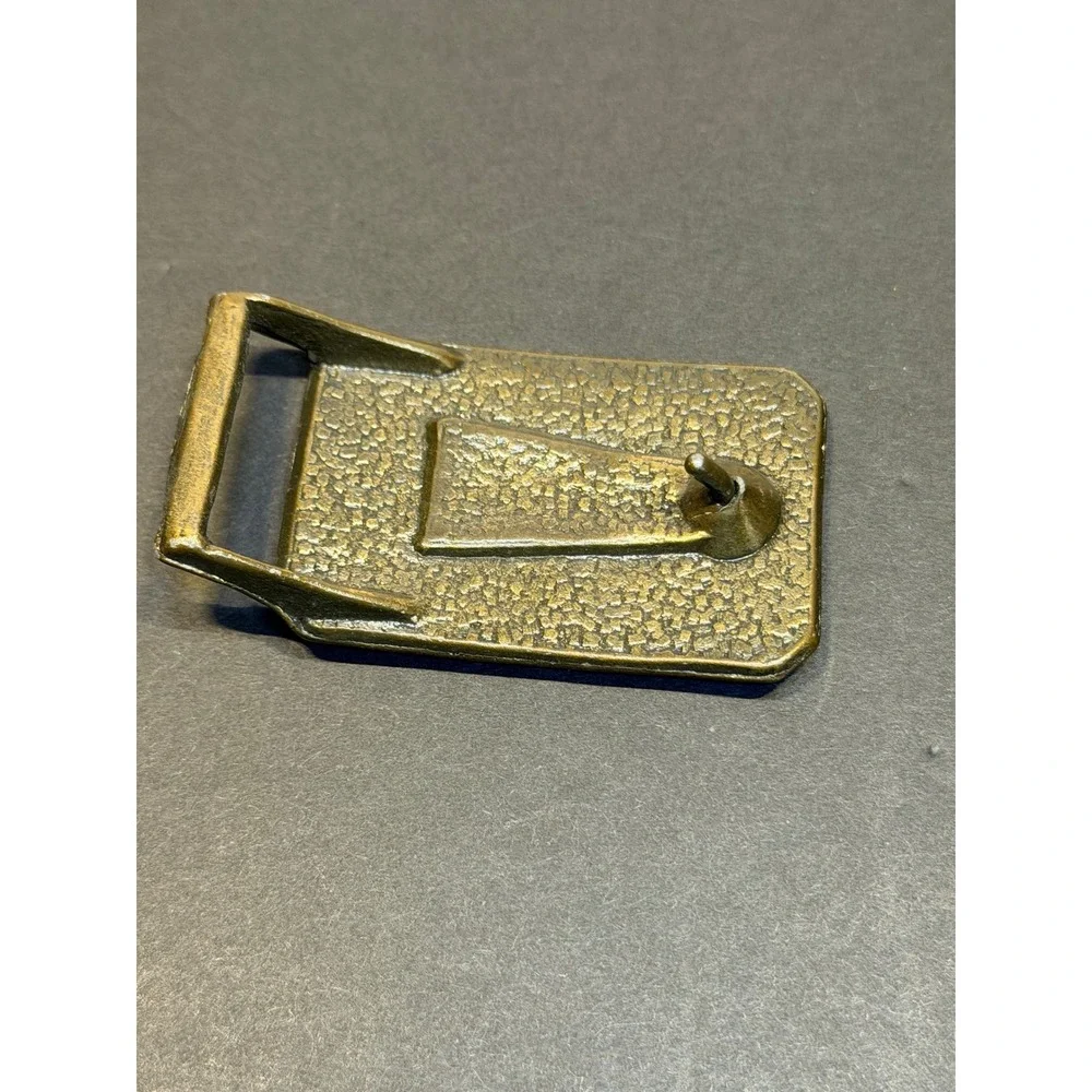 Vintage Wells Fargo and Company Steam Locomotive Train Belt Buckle Brass Tone